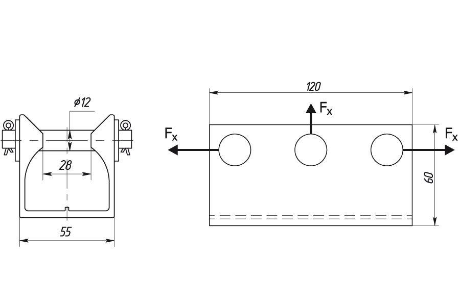 Узел крепления СА 15-3